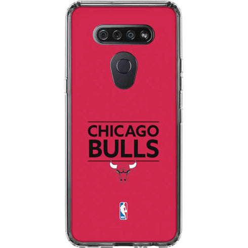 NBA Chicago Bulls Standard - Red LG K51/Q51 Clear Case