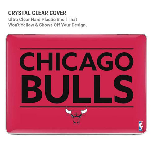 NBA Chicago Bulls Standard - Red MacBook Pro 16in (2021-25) Case plus Skin
