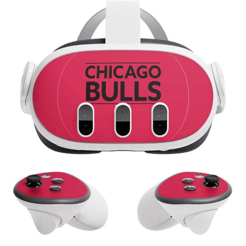NBA Chicago Bulls Standard - Red Meta Quest 3 Skin