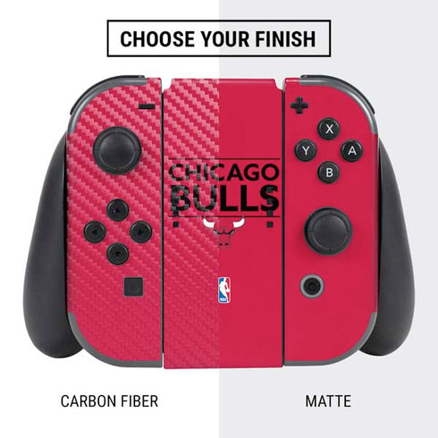 NBA Chicago Bulls Standard - Red Nintendo Switch Bundle Skin
