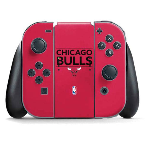 NBA Chicago Bulls Standard - Red Nintendo Switch (2017-2021) Joy-Con Controller Skin