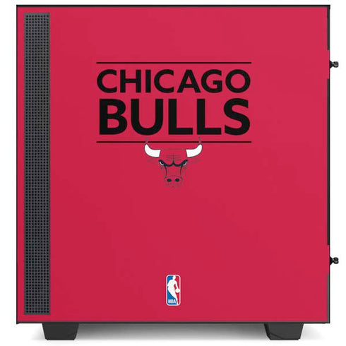 NBA Chicago Bulls Standard - Red NZXT H510 Compact ATX Mid-Tower Case Skin