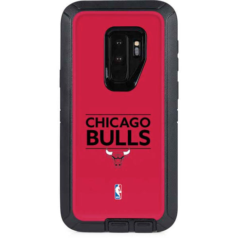 NBA Chicago Bulls Standard - Red Otterbox Defender Galaxy Skin