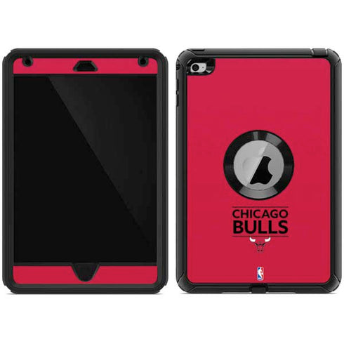 NBA Chicago Bulls Standard - Red Otterbox Defender iPad Skin