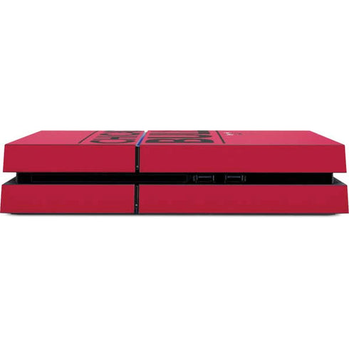 NBA Chicago Bulls Standard - Red PS4 Console Skin