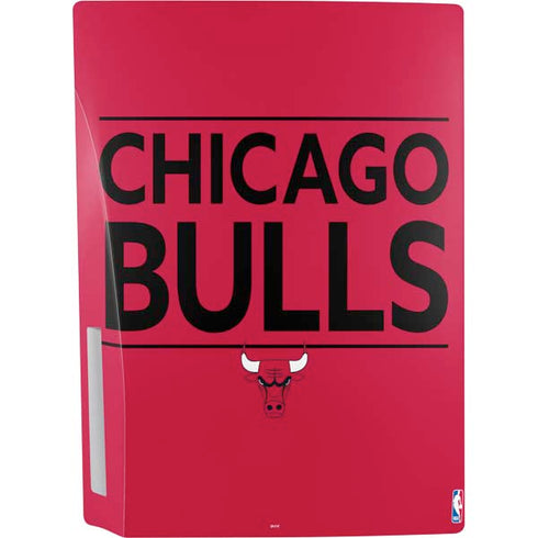 NBA Chicago Bulls Standard - Red PS5 Console Skin