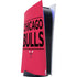 NBA Chicago Bulls Standard - Red PS5 Digital Edition Console Skin
