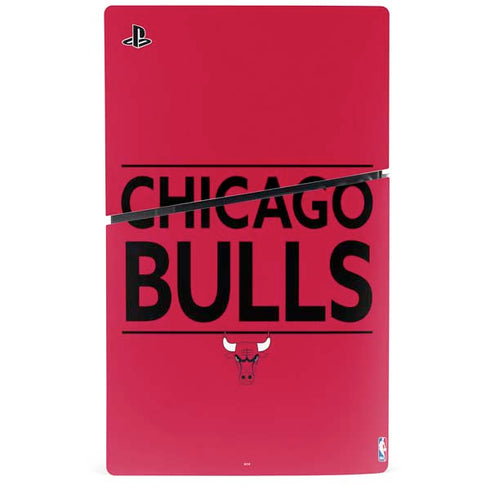 NBA Chicago Bulls Standard - Red PS5 Slim Digital Edition Bundle Skin