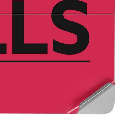 NBA Chicago Bulls Standard - Red Surface Laptop Studio Skin