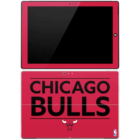 NBA Chicago Bulls Standard - Red Surface Pro 3 Skin