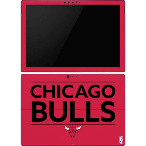 NBA Chicago Bulls Standard - Red Surface Pro 6 Skin