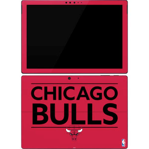 NBA Chicago Bulls Standard - Red Surface Pro 7 Skin