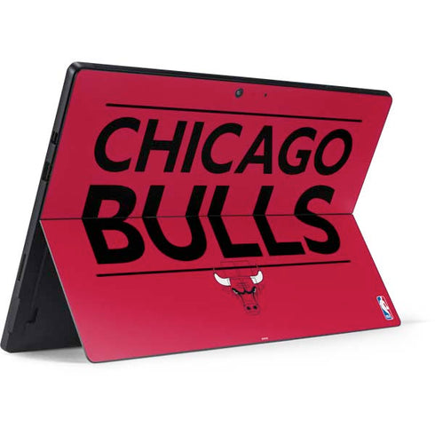 NBA Chicago Bulls Standard - Red Surface Pro 7 Skin