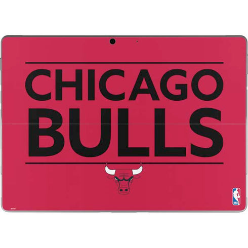 NBA Chicago Bulls Standard - Red Surface Pro 9 Skin