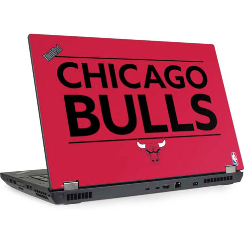 NBA Chicago Bulls Standard - Red Lenovo ThinkPad Skin