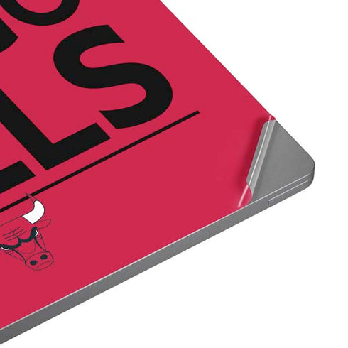 NBA Chicago Bulls Standard - Red Universal Laptop 12in (9.8 x 6.8in) Skin