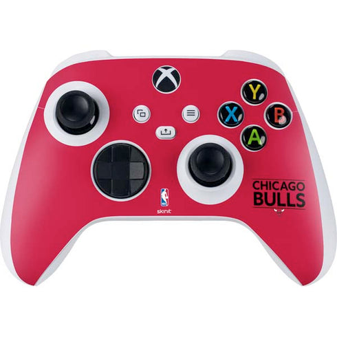 NBA Chicago Bulls Standard - Red Xbox Series S Controller Skin