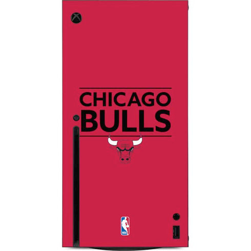 NBA Chicago Bulls Standard - Red Xbox Series X Console Skin