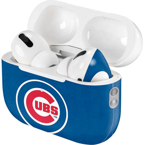 MLB Chicago Cubs - Solid Distressed AirPods Pro 2nd Gen Skin