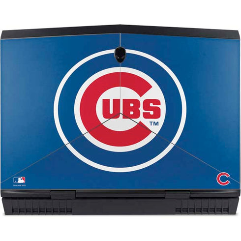 MLB Chicago Cubs - Solid Distressed Dell Alienware Skin