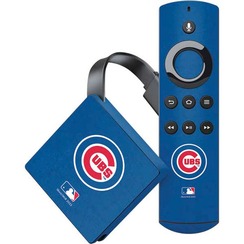 MLB Chicago Cubs - Solid Distressed Amazon Fire TV Skin