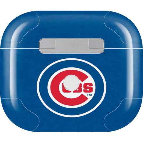 MLB Chicago Cubs - Solid Distressed Apple AirPods (3rd Gen 2021) Skin