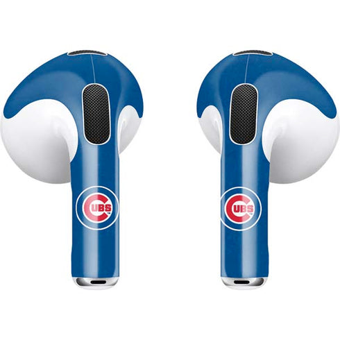 MLB Chicago Cubs - Solid Distressed Apple AirPods (3rd Gen 2021) Skin