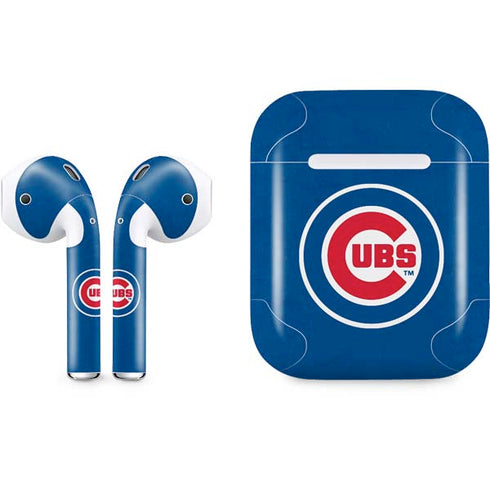 MLB Chicago Cubs - Solid Distressed Apple AirPods Skin