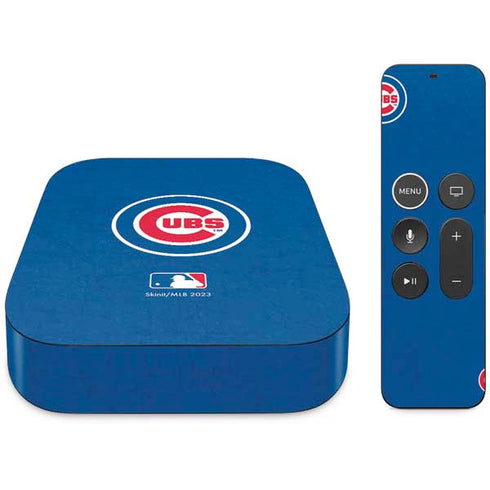 MLB Chicago Cubs - Solid Distressed Apple TV Skin