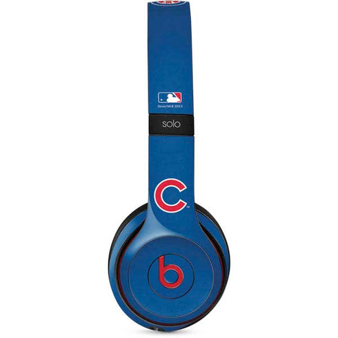MLB Chicago Cubs - Solid Distressed Beats Solo 2 Wireless Skin