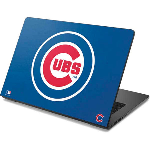 MLB Chicago Cubs - Solid Distressed Dell Chromebook Skin