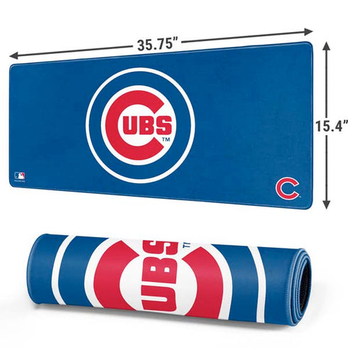 MLB Chicago Cubs - Solid Distressed Gaming Mouse Pad