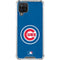 MLB Chicago Cubs - Solid Distressed Galaxy A12 Clear Case