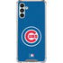 MLB Chicago Cubs - Solid Distressed Galaxy A13 5G Clear Case