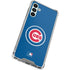 MLB Chicago Cubs - Solid Distressed Galaxy A13 5G Clear Case