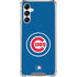 MLB Chicago Cubs - Solid Distressed Galaxy A14 5G Clear Case