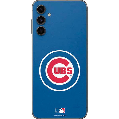 MLB Chicago Cubs - Solid Distressed Galaxy A14 5G Skin