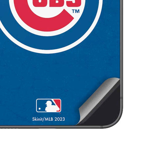 MLB Chicago Cubs - Solid Distressed Galaxy A14 5G Skin
