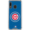 MLB Chicago Cubs - Solid Distressed Galaxy A30 Clear Case