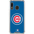 MLB Chicago Cubs - Solid Distressed Galaxy A30 Clear Case