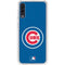 MLB Chicago Cubs - Solid Distressed Galaxy A50 Clear Case