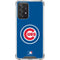 MLB Chicago Cubs - Solid Distressed Galaxy A52 5G Clear Case