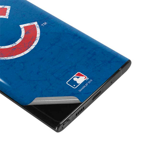 MLB Chicago Cubs - Solid Distressed Galaxy Note 10 Plus Skin