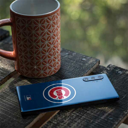 MLB Chicago Cubs - Solid Distressed Galaxy Note 10 Plus Skin