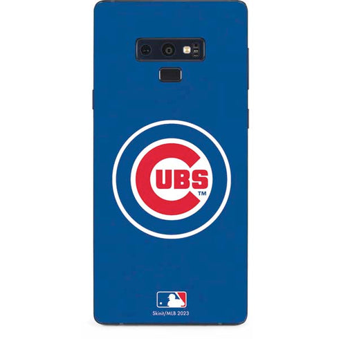 MLB Chicago Cubs - Solid Distressed Galaxy Note 9 Skin
