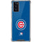 MLB Chicago Cubs - Solid Distressed Galaxy Note20 5G Clear Case