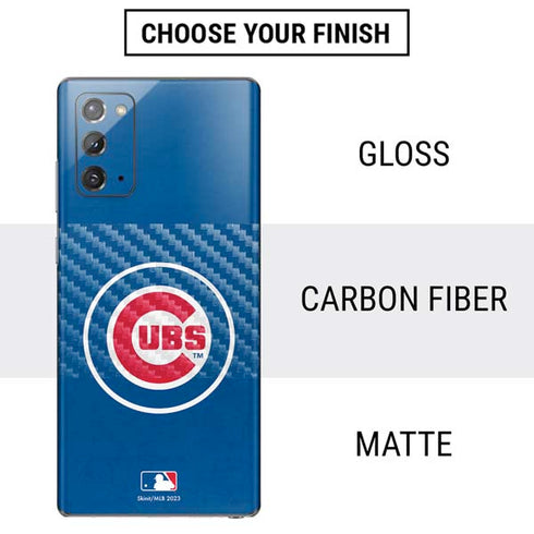 MLB Chicago Cubs - Solid Distressed Galaxy Note20 5G Skin