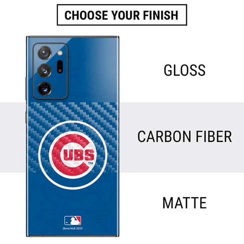 MLB Chicago Cubs - Solid Distressed Galaxy Note20 Ultra 5G Skin
