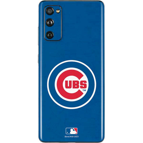 MLB Chicago Cubs - Solid Distressed Galaxy S20 Fan Edition Skin