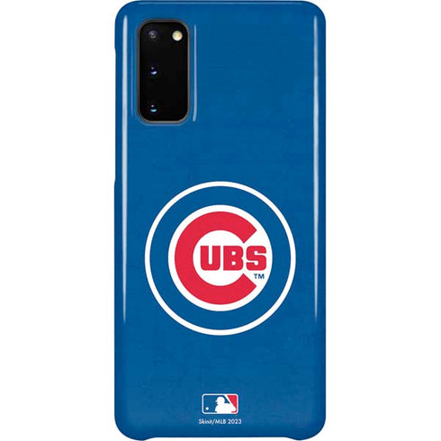 MLB Chicago Cubs - Solid Distressed Galaxy S20 Lite Case